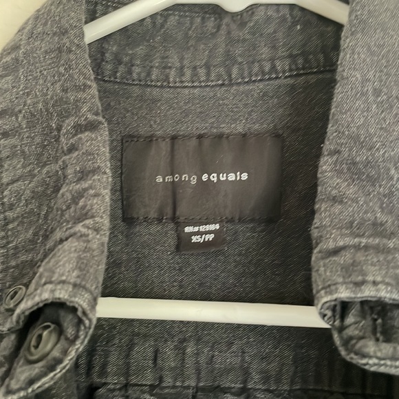 Black Denim Button Up - Picture 4 of 5